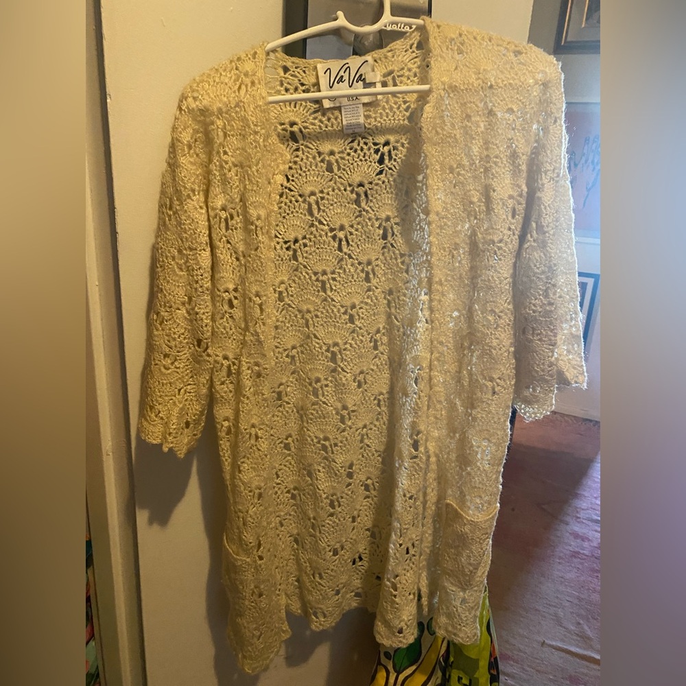 Sweet Boho Crochet cardigan